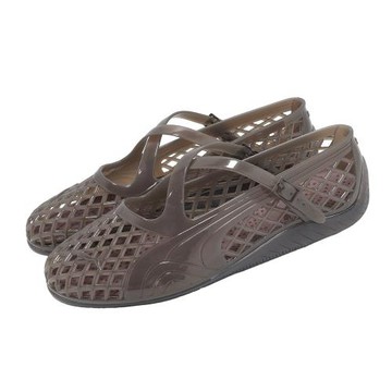 Puma 休閒鞋 Speedcat Ballet Jelly W 女鞋 棕 果凍鞋 漁網鞋 409469-04