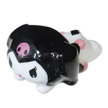 【震撼精品百貨】酷洛米_Kuromi~日本SANRIO三麗鷗 酷洛米陶瓷造型筷架-趴姿款*27656