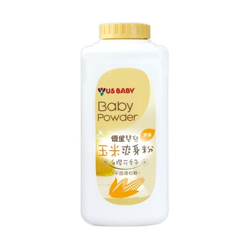 US BABY優生玉米爽身粉-白櫻花香氛150g