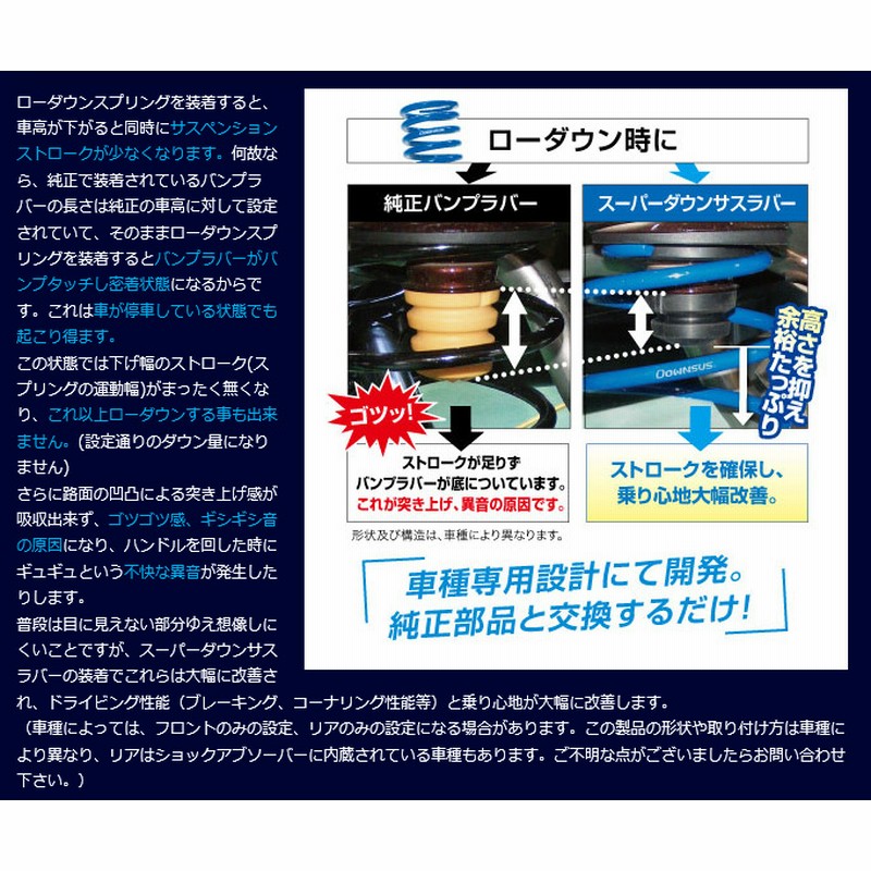 Espelir エスペリア Super Downsus+スーパーダウンサスラバー 1