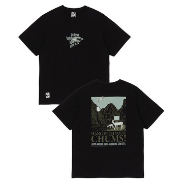 CHUMS 女 Anti-Bug CHUMS National Parks T-Shirt短袖上衣 黑色