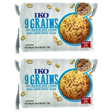 益口 九穀燕麥餅  178g  2個