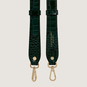 Strathberry - Adjustable Leather Strap - Green