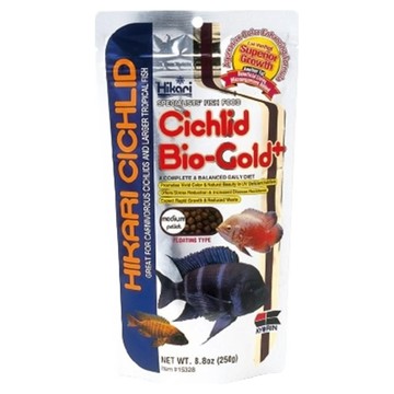 Hikari 高夠力 慈鯛善玉菌飼料 Mini 顆粒 250g 增豔護色  1包