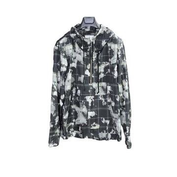 Mihara Yasuhiro 三原康裕 春夏輕薄帶帽半拉鏈云彩暈染夾克 IT46