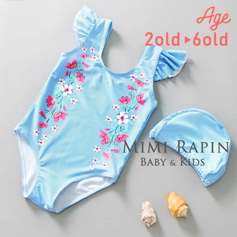 水着 子供 女 ワンピース プール 水遊び 海 女の子 可愛い レジャー 水着 幼児 小学生 ストライプ柄 通販 Lineポイント最大get Lineショッピング