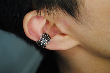 Bronze Souls/手工銀飾/耳骨夾/鼎輪