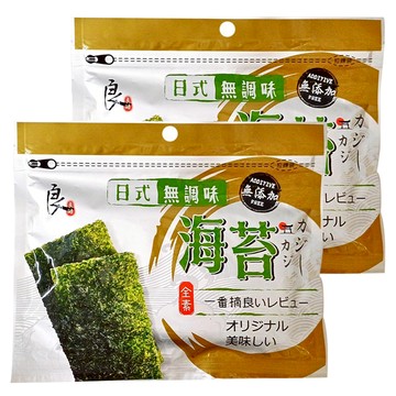 良澔 日式無調味海苔  25g  2包