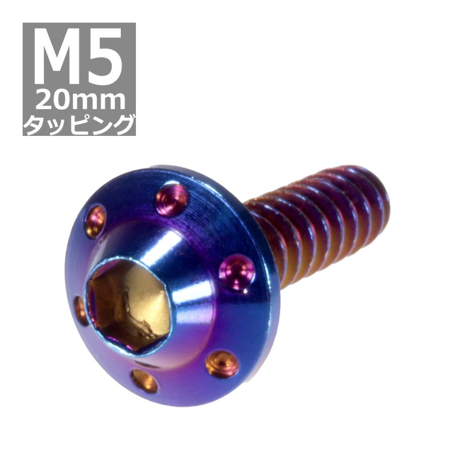 M5×20mm タッピングネジ タッピングビス タッピングボルト 焼きチタンカラー ステンレス 1本 TC0119 LINEショッピング