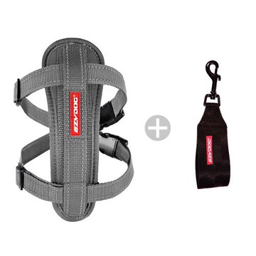 【澳洲EZYDOG】狗體工學胸背帶｜灰色限定款｜M號