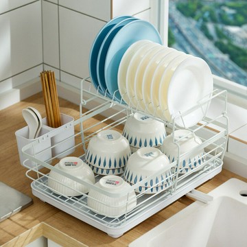 ??快速出貨?? 附發票 家用廚房瀝水碗架臺面碗柜濾水置物架收納籃碗碟瀝水籃放碗筷餐具