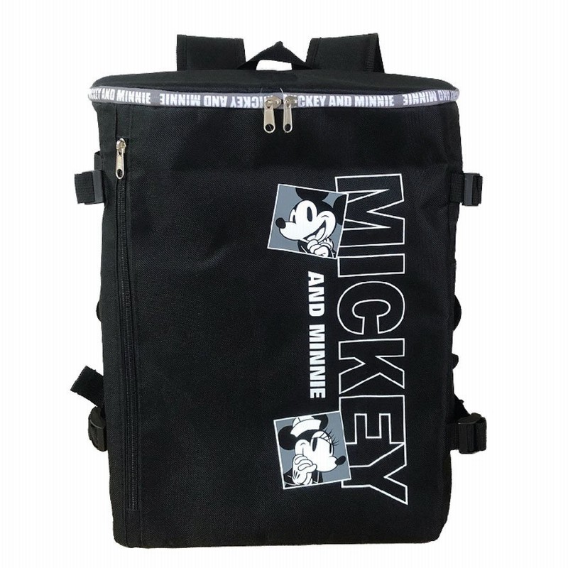 リュック 黒 リュックサック 通学 通勤 かわいい ディズニー グッズ ミッキー ミニー スクエア キャラクター 雑貨 通販 Lineポイント最大0 5 Get Lineショッピング