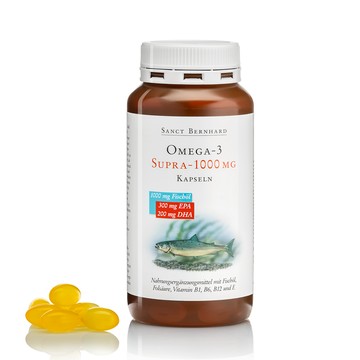 聖伯納德 - Sanct Bernhard 德國百年草本-魚油 Omega-3 1000mg 120入