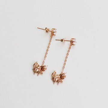 【POTALA】手工原創 925純銀(蝴蝶耳環)