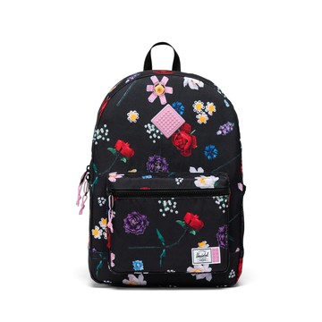 【Herschel】LEGO® 樂高聯名 Heritage 經典後背包 26L 黑花11616-07027-OS00F