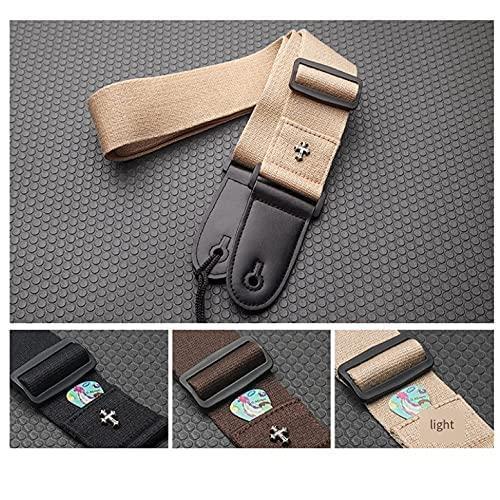 H Z Simple Guitar Strap Acoustic Folk Belt Straps Vintage Cross Pers