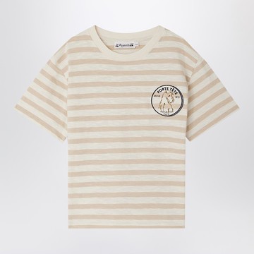 Eidan beige striped T-shirt