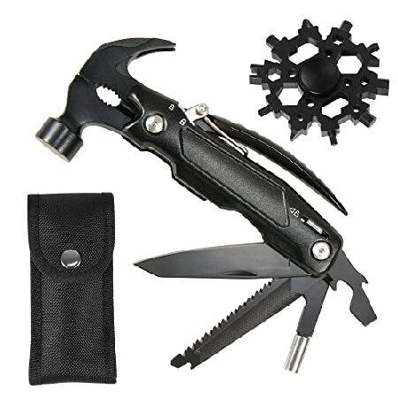 Camping Hammer-Snowflake Multitool,HUSUKU Gadgets for Men Gifts for Men Dad Husband Boyfriend, Unique Gift Choices for Outdoor Camping Adventu並行輸入