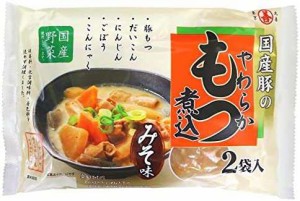 丸善 国産豚のやわらかもつ煮込 みそ味 400g×3袋