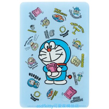 asdfkitty*哆啦A夢藍色道具兒童口罩面紙收納夾/收納套-日本正版商品
