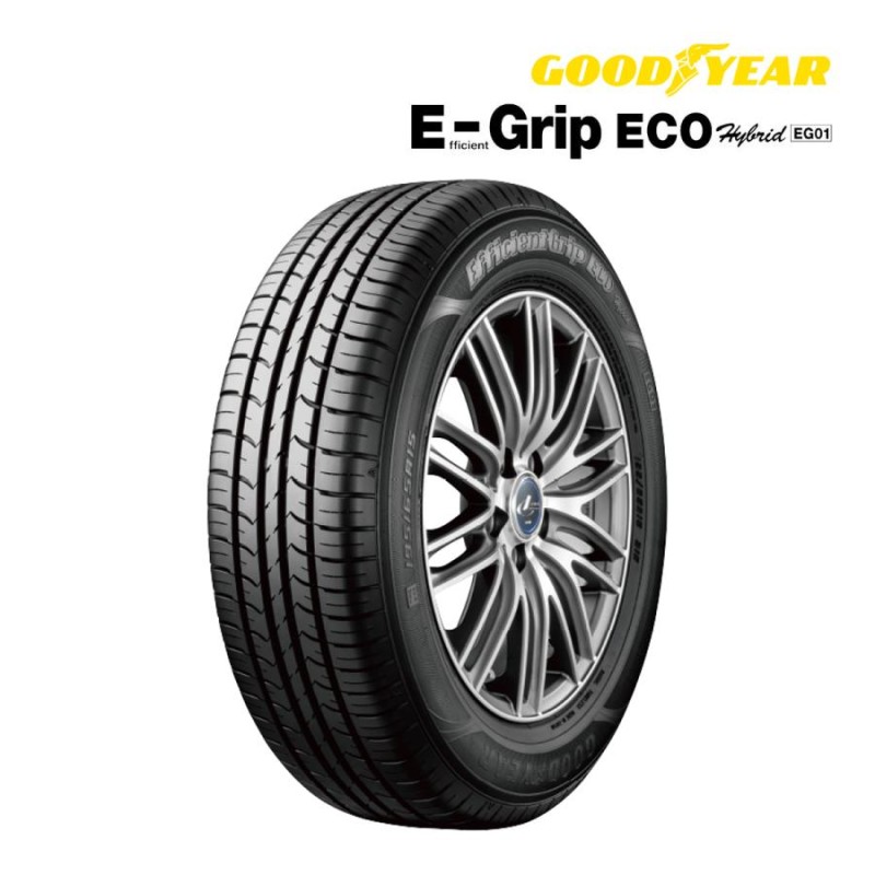 日本製　グッドイヤー　タイヤ　E-Grip　Eco　EG-01　185 65R15 88S  4本セット - 19
