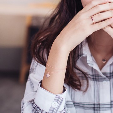 純真原點細緻 925純銀 手鍊