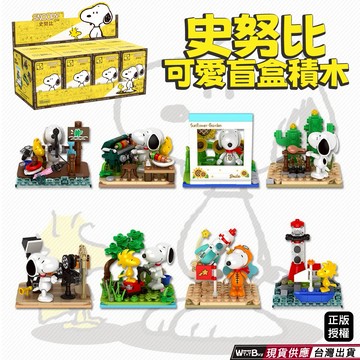 現貨 史努比盲盒現貨 史努比盲盒積木 正版授權 2024 最新版 第一代到第三代都有  史努比公仔 送禮 生日禮物 情人