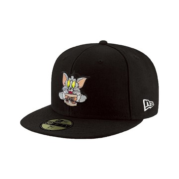NEW ERA 59FIFTY 5950 獨家訂製 湯姆貓與傑利鼠 黑 棒球帽 全封帽 【TCC】