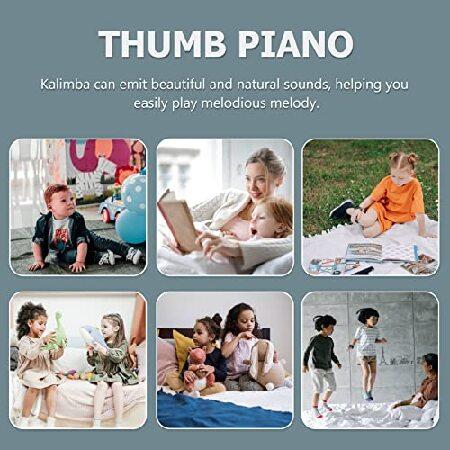 Marimba Instrument Kalimba Thumb Piano Keys Portable Mbira Finger Piano Musical Instrument Gifts for Kids Adults Beginners Thumb Pianos