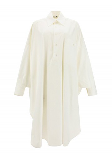 Bottega Veneta - Chemisier Dress - Womens - White