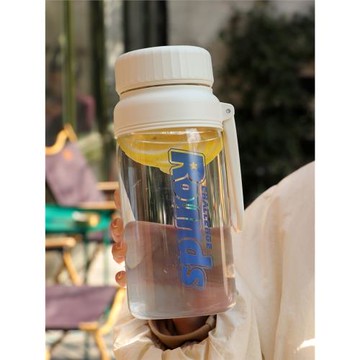 大容量玻璃杯高顏值耐高溫1000ml夏天運動水杯男士泡茶水分離杯子