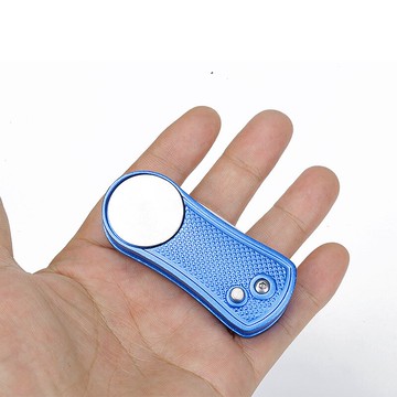 不銹鋼高爾夫球配件用品球叉圓柄草坪修復果嶺叉金屬鋁柄隨身便攜