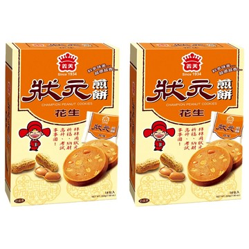 義美 狀元煎餅 花生  224g  2盒