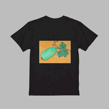 中性短䄂T恤 | 菜瓜B0001 | 茶茶藝術家