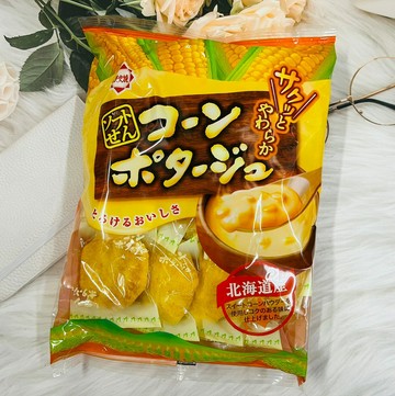 日本 鐵火燒 玉米濃湯風味米果 玉米濃湯米果 90g 個別包裝 玉米濃湯餅｜全店$299 全家取貨免運｜領券9折｜APP下單最高再賺22%點數⚡