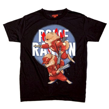 博美犬T卹博美犬伴侶拿著槍