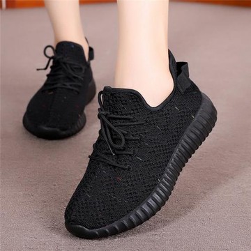 春秋中老年健步鞋軟底媽媽運動鞋單鞋系帶防滑休閑老北京布鞋女鞋