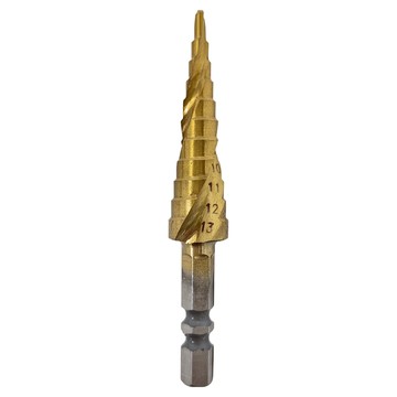 Tenda 黑熊 六角階梯鑽 3-13mm HSS  1個