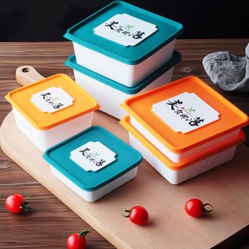 一次性餐盒1000高檔加厚帶蓋方形打包盒外賣小碗菜快餐盒飯盒商用