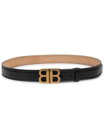 balenciaga belt with logo buckle