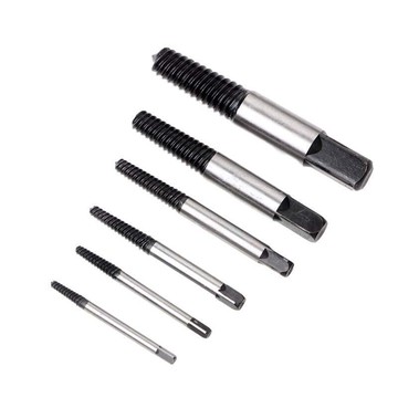 12件套生繡螺絲斷絲取出器 反牙絲錐絞手1-6號取出器 加6支配套鑽頭sqwj