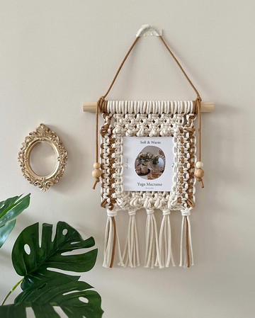 Macrame手工編織相框