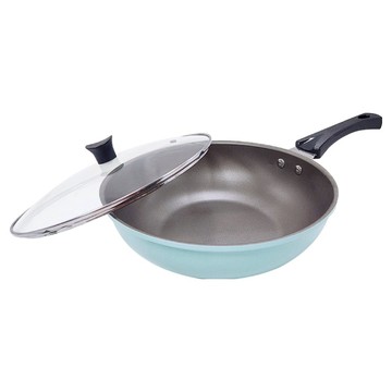 SILWA 西華 不沾炒鍋 湖水藍  1個  28cm
