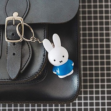 【比利時AP MIFFY】Miffy米菲兔公仔鑰匙圈吊飾-藍色