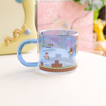 【JOGUMAN】🇰🇷韓國商品 遊戲世界雙層把手玻璃杯 조구만 日落小物  交換禮物 聖誕禮物