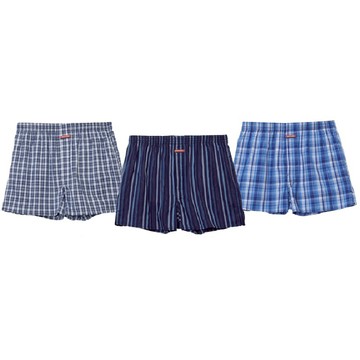 [家速配]皮爾卡登色織五片式平口褲-顏色隨機出貨