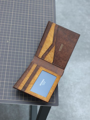 意大利皮革銀包 男裝 短夾 錢包 錢夾 皮夾