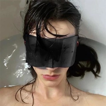 歐美超大無邊未來科技太陽鏡酷炫墨鏡男女防風眼鏡凹造型復古時髦