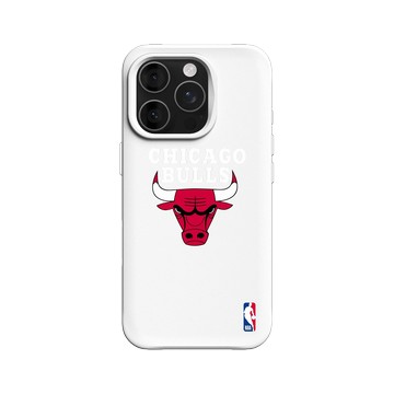 iPhone 16 Pro SolidX 白 - NBA - Logo-芝加哥公牛 Chicago Bulls - Light
