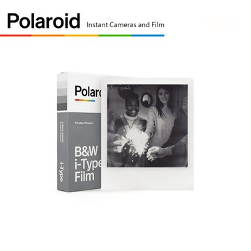 寶麗來 Polaroid i-Type 黑白色白框相紙_廠商直送(依訂單順序D+7出貨)